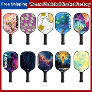 Pickleball Paddle Carbon Fiber Beginner Pickleball Paddle Set Unisex High Elasticity Racket Fibergla