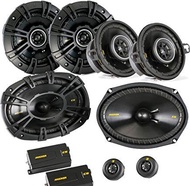 KICKER for Dodge Ram Truck 02-11 speaker bundle- CS 6x9 3-way component speakers, CS 5.25" speakers,