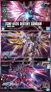 HG Seed Freedom Destiny Gundam Strike Freedom type 2 Infinity Justice type 2 Gundam