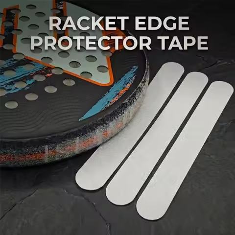 Padel Racket Edge Protector Tape Frosted Anti-Scratch Frame Guard Sticker Wear Resistant Padel Acces