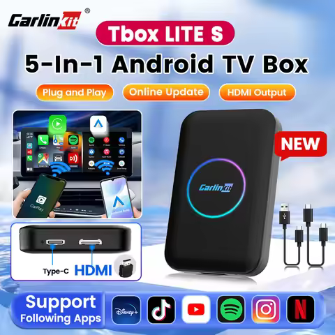 CarlinKit Android TV Box Wireless Adapter Lites Wireless Dongle CarPlay Android Auto for IPTV YouTub