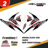 HONDA CLICK 150 NEW VARIO DECALS