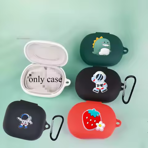 Cartoon Cover for Anker soundcore Space A40/ AeroFit Pro/AeroFit2 /NOTE E/LIFE P2 mini Earphone Sili