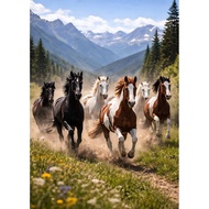 Poster Picture Horse Size A3 Thickness 200 Grams No Frame Auspicious Enhance Feng Shui Decorate Your