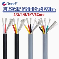 UL2547 Shielded Wire 2Core 3Core 4Core 5Core 6Core 7Core 8Core PVC Insulated Outer Skin Audio Speake
