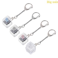 Mar Mechanical Keyboard Cherry MX Tester Lightless Transparent Keys Keychain