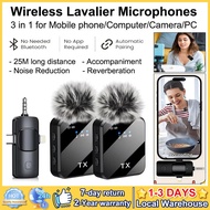2Days⭐Malaysia⭐ F11 Mike Wireless 3-in-1 Microphone, Noise Cancelling, Windproof Foam, Clear Sound f