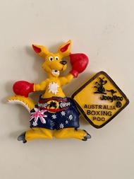 Australian Boxing Kangaroo Three-dimensional Painted Refrigerator Sticker Magnet Sticker World Trave