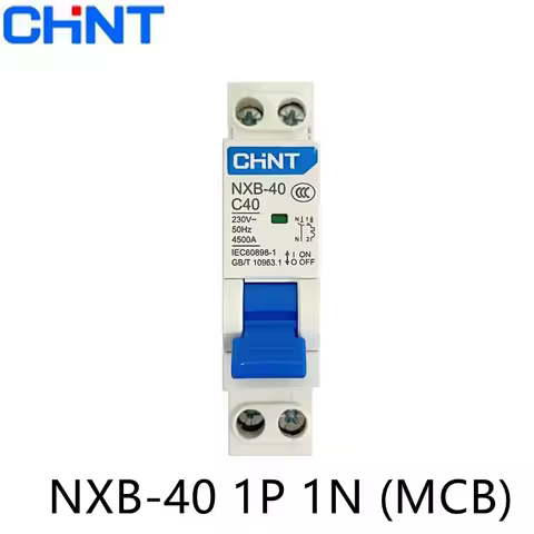 DPN 1P+N CHINT NXB-40 6A 10A 16A 20A 25A 32A 40A NXB40 Replace DZ267-32 220V Miniature Circuit Break
