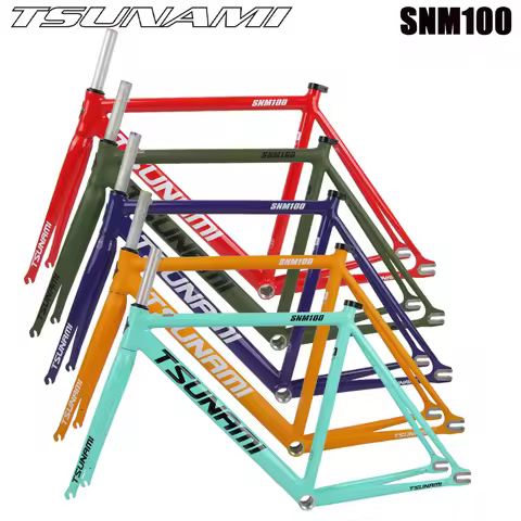TSUNAMI SNM100 Bicycle Frame Fixed Gear Carrier Kit 49cm 52cm 55cm 58cm Aluminum Racetrack Frame Mul