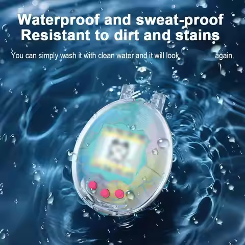 Transparent PC Hard Case for Tamagotchi Connection, Crystal Clear Protective Cover Full Coverage, Du