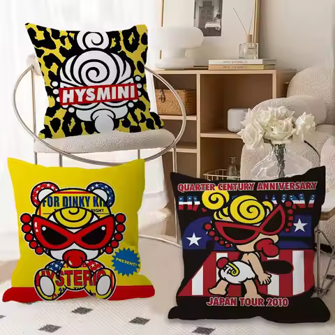Japan Fashion H-Hysteric M-Mini 45*45cm Cushion Cover Pillow Cover Decor Pillowcase Home Pillowcase 