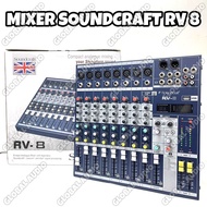 Mixer Soundcraft RV 8 8channel 99dsp Soundcraft Rv8 Good