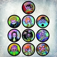 Anime ONE PIECE SCREW HOLOGRAM STICKER