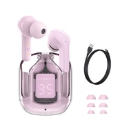 Tai Nghe Nhét Tai KY8 MINI( 3 Quà Tặng:Ốp + Dây Buộc+ Cáp Sạc ) bluetooth Không Dây 5 Màu Trong Suốt