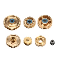 Bevel Gear Motor Gear Synchronizer Set for for 1/14 Truck Tractor Trailer R620 MAN Upgrades