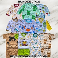 Baby Clothes Bundling Savings 100 Thousand Rupiah Get 7 pcs Baby Clothes Set 3-12 Months Mix Latest 