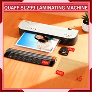 QUAFF SL299 4-in-1 Laminating Machine Hot and Cold A4 Laminator with R4 Corner Puncher and Trimmer