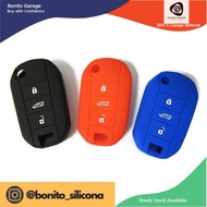 Peugeot 208 308 508 2008 3008 Remote Flip Key Silicone Cover Casing