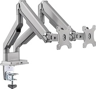 InLine® Desk Mount with Lifter and USB/Audio Movable for Two Monitors up to 81 cm (32 Inches) Maximu