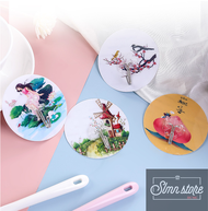 Super Adhesive Round 3D Wall Sticker, Good Strength, Sturdy Wall Mount 7.5*7.5 cm, cute (random deli