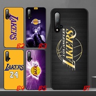 Lakers Logo Casing Samsung Galaxy J4 J6 Plus J7 Prime Pro J730 J8 S9 S21 Plus Ultra Case Cover