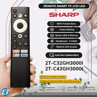 SHARP 2T-C32GH3000I 2T-C43GH3000I Non Voice Android Smart TV Remote / With Voice