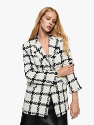MANGO - JAKET MANTEL PICNIC - OFF WHITE - XS