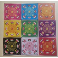 11cm x 11cm 9色福禄寿双面莲花纸［约495张］