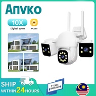 Anvko (IPC360) 3 Lens Security CCTV Camera WIFI Wireless Outdoor Waterproof CCTV Night Vision PTZ
