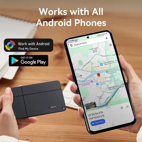 Wallet Anti-loss Tracking Card Ultra-thin GPS Location with google for Android Find My Bluetooth Dev