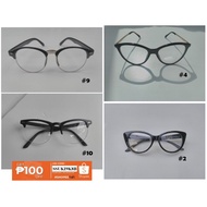 BARGAIN Clear Specs Black Frame