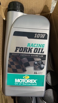 น้ำมันโช้ค Motorex Racing Fork Oil น้ำมันโช๊ค เกรดสังเคราะห์ ความหนืดครบทุกระดับ 2.5W 4W 5W 7.5W 10W