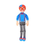 Blippi BLP0013 Bendable Plush Doll, 16” Tall Featuring SFX-Squeeze The Belly to Hear Classic catchph