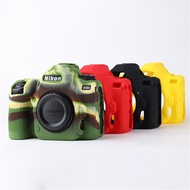 Litchi Pattern Soft Silicone Armor Camera Body Case For Nikon D780 D850 D7100 D7200 Rubber Cover Ski