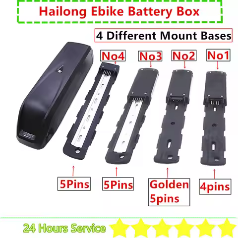Hailong Hailong1 G56 Pro Ebike Battery Case 24V 36V 48V 52V Down Tube E-bike Box 40 50 52 56 pcs 186