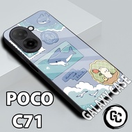 Glossy Softcase poco C71/Case poco C71/case poco C71 glitter/casing poco C71/case hp poco C71