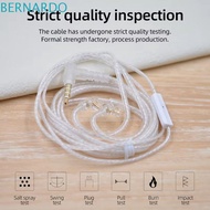 BERNARDO KZ Earphones Cables, 3.5MM 2PIN Silver Plated KZ Headphones Wire, Consumer Electronics High