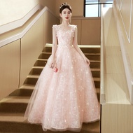 [Ready Stock] Ladies Dresses Large Size Dresses Wedding Dresses Dinner Dresses Wedding Dresses Weddi