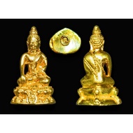 Phra King Ting Tuan Roon Maha Lap Maha Setthi  药师佛最后一次制作模  盖医院功德版，理事版镀金材质 2536Be（1993年制作） Lp Koon ，W