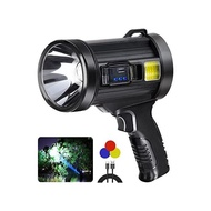 Hotsale Rechargeable Spotlight Flashlight Super Bright 200000 Lumens