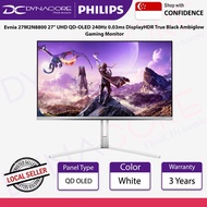 Philips Evnia 27M2N8800 27" UHD QD-OLED 240Hz 0.03ms DisplayHDR True Black Ambiglow Gaming Monitor w