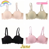 JUNE1 Seamless Bra - Comfortable Candy Colors Fashionable Lift Support Push-Up