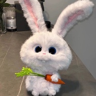 พร้อมส่ง ตุ๊กตากระต่าย ตุ๊กตากระต่ายสโนว์บอล snowball the bunny ตกแต่งแครอท นุ่มและน่ารัก ของขวัญวัน