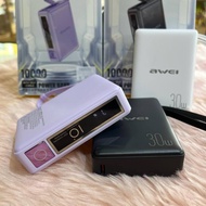 Awei P87K 10000mAh 30W PowerBank Built-In Cable Power Bank Mini Powerbank Portable 30W Fast Charging