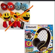 全新正版有牌#pac-man #Bluetooth #藍芽耳機 #頭戴式#可摺疊 # 公仔