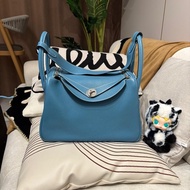 Hermes Lindy 30,BLUE JEAN 牛仔藍 Stamp T