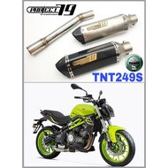 Project79 Exhaust Benelli TNT249S 2020 Piping Slip on Muffler Stainless Steel Project79 QPM05SV/CB T