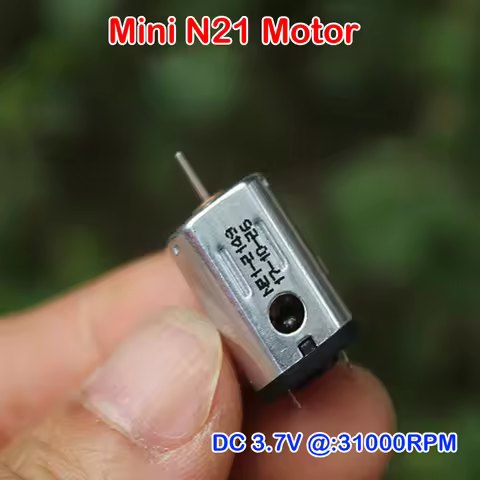 1PCS N21-2149 Motor DC 3V 3.7V 4.2V 31000RPM High Speed Strong Magnetic Precious Metal Brush Engine 