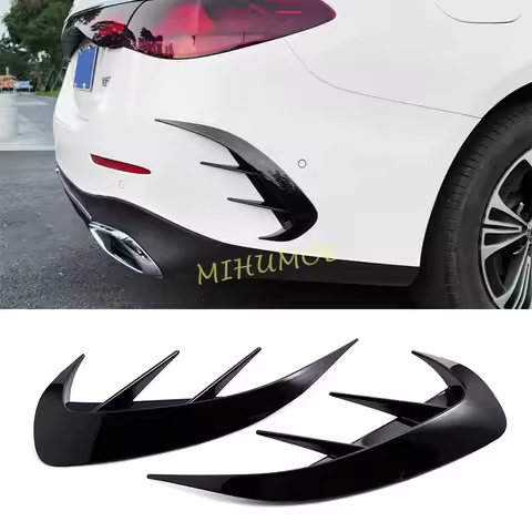 For 2024-2025 Mercedes-Benz E300 E350 E450 E53 Sedan W214 Car Rear Bumper Spoiler Air Vent Cover Tri